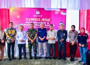 KPU Kampar Melaksanakan Simulasi Pemungutan dan Penghitungan Suara