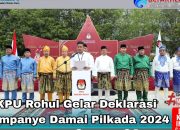 Jelang Pilkada 2024, KPU Rohul Gelar Deklarasi Kampanye Damai