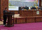 Bupati Rohil Afrizal Sintong Sampaikan Pandangan Akhir Pemerintah Atas Laporan Banggar Sekaligus Pengesahan APBD TA 2025