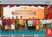 Pemkab Rohul Teken MoU Bersama BPS di Balai Serindit Pekanbaru Dalam Rangka Wujudkan Satu Data Indonesia
