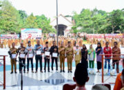 Bupati Kampar Pimpin Apel Peringatan Hari Koperasi Nasional Ke-79 Tahun 2026